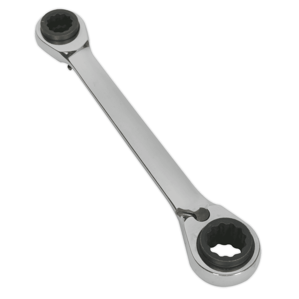 Sealey Ratchet Ring Spanner 4-in-1 Reversible Metric Model No-S0983