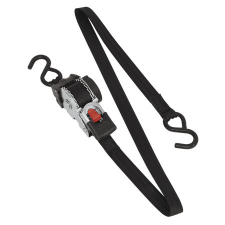 Sealey Auto Retractable Ratchet Tie Down 25mm x 3mtr Model No-ATD25301