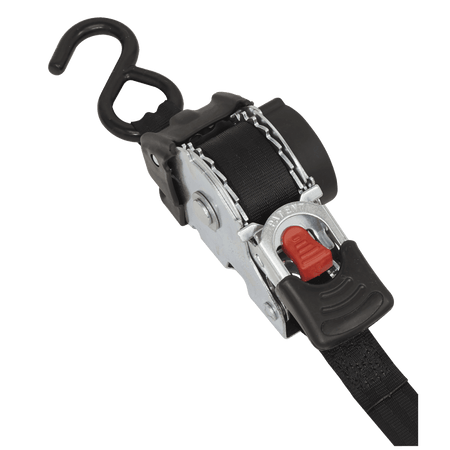 Sealey Auto Retractable Ratchet Tie Down 25mm x 3mtr Model No-ATD25301