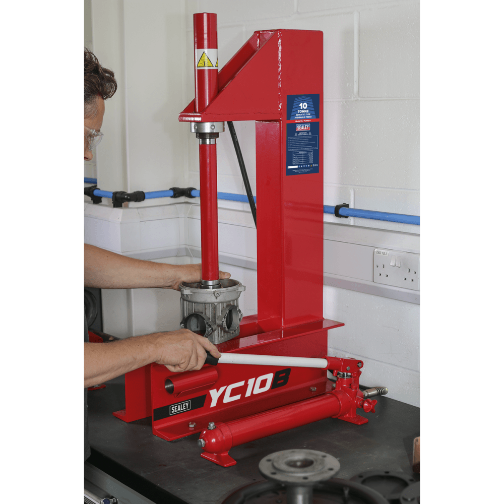 Sealey Hydraulic Press 10tonne Bench 'C' Type Model No-YC10B