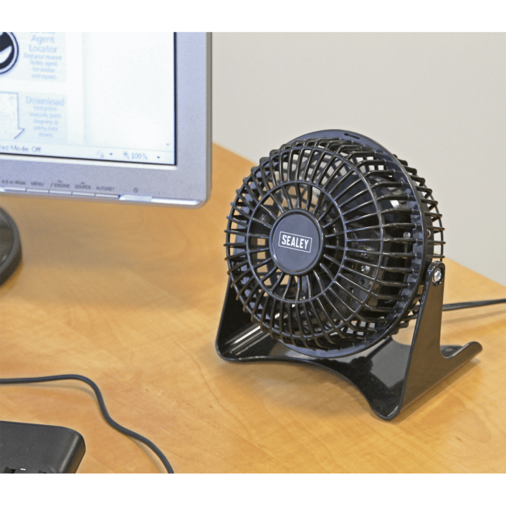 Sealey Desk Fan Mini 4" 230V Model No-SFF04