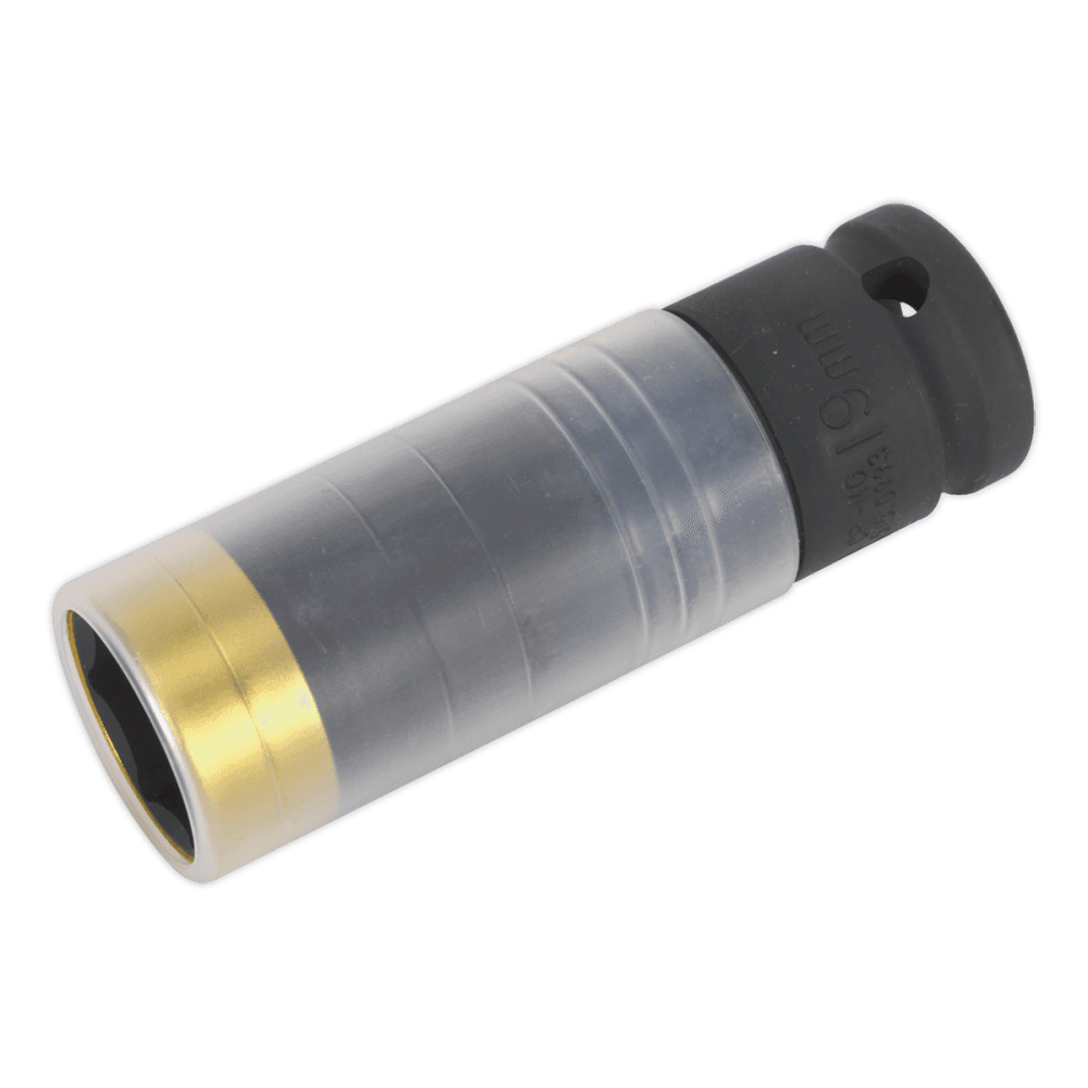 Sealey Alloy Wheel Ultra-Power Impact Socket 19mm 1/2"Sq Drive Model No-SX03919