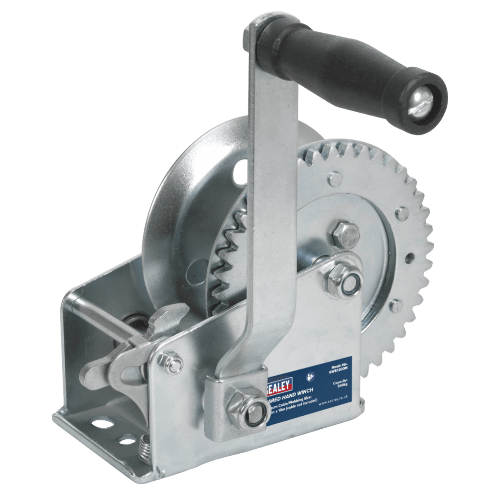 Sealey Geared Hand Winch 540kg Capacity Model No-GWE1200M