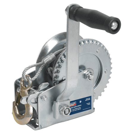 Sealey Geared Hand Winch 540kg Capacity with Cable Model No-GWC1200M