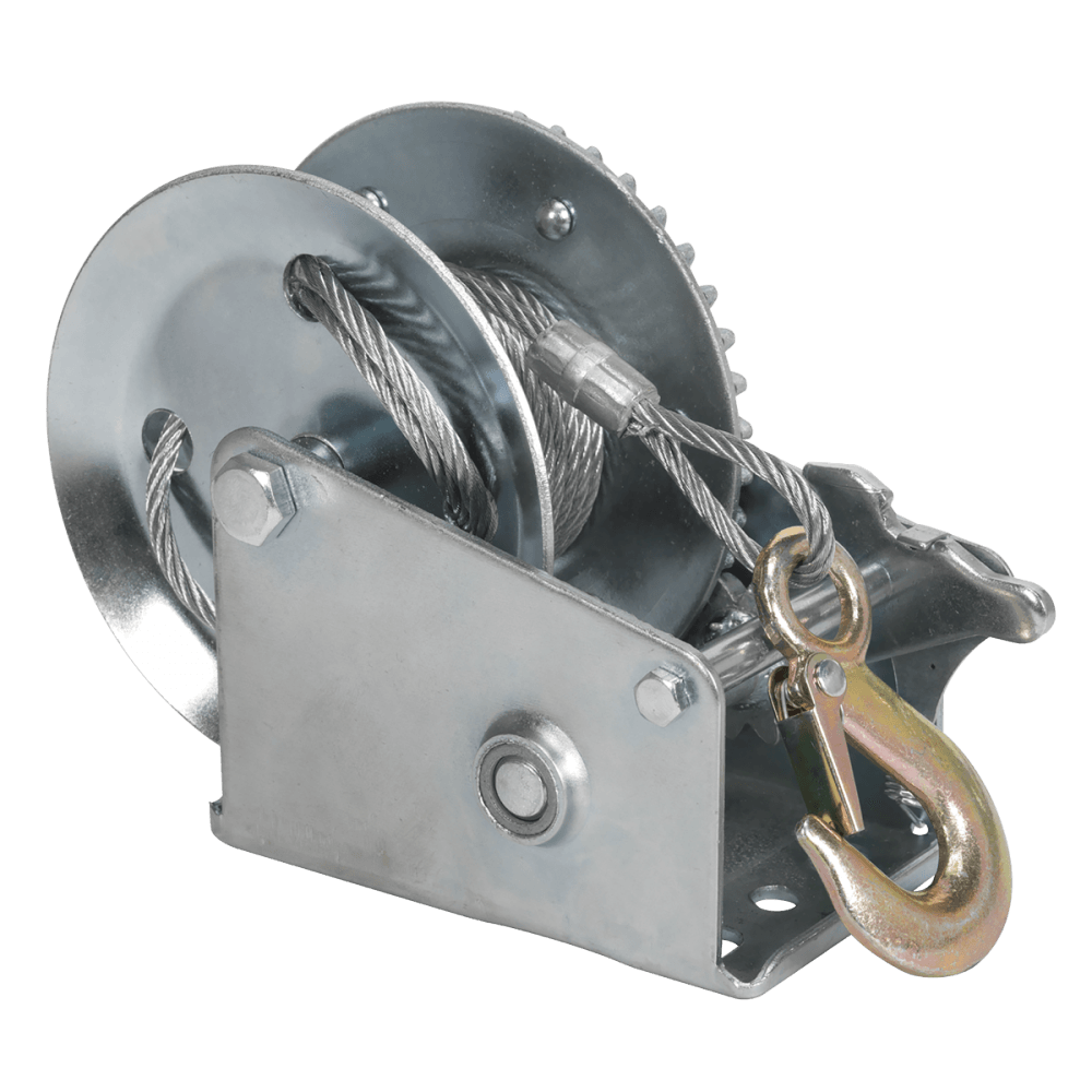 Sealey Geared Hand Winch 540kg Capacity with Cable Model No-GWC1200M