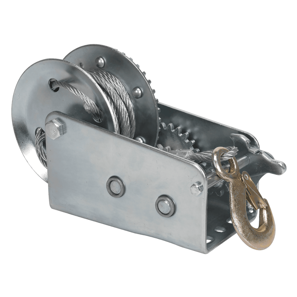 Sealey Geared Hand Winch 900kg Capacity with Cable Model No-GWC2000M