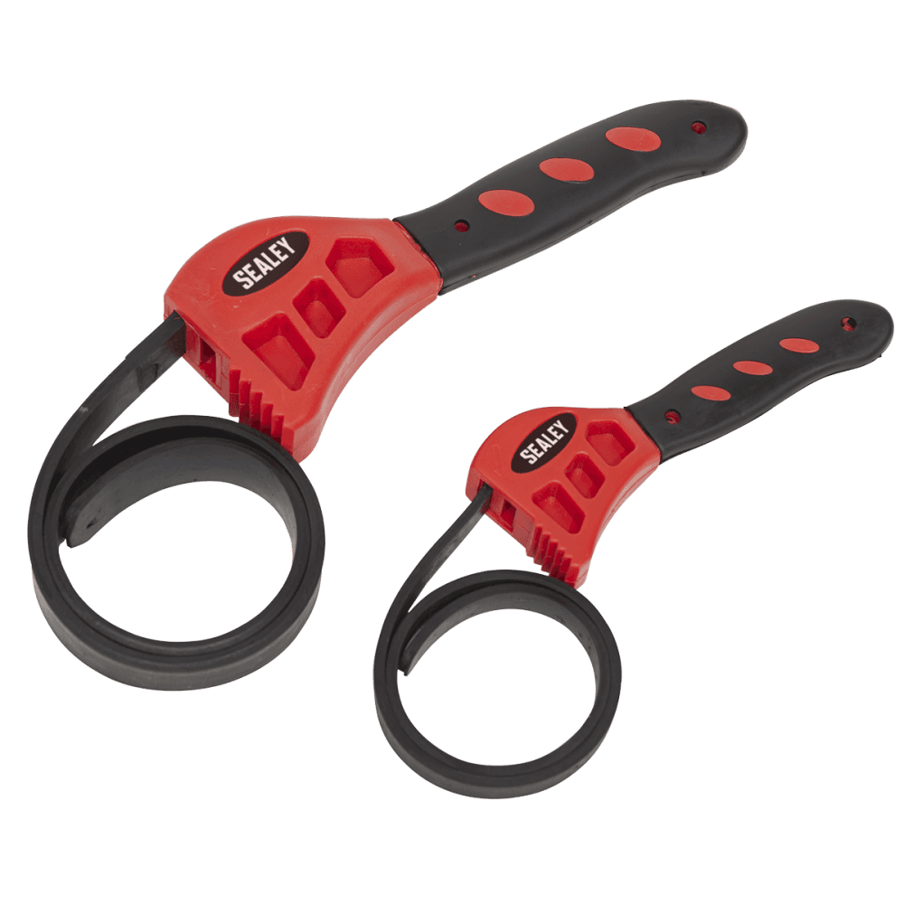 Sealey Strap Wrench Set 2pc Model No-AK6408