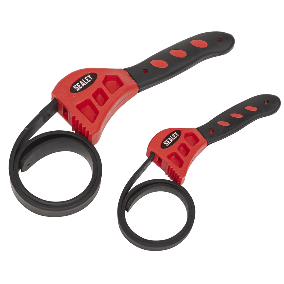 Sealey Strap Wrench Set 2pc Model No-AK6408
