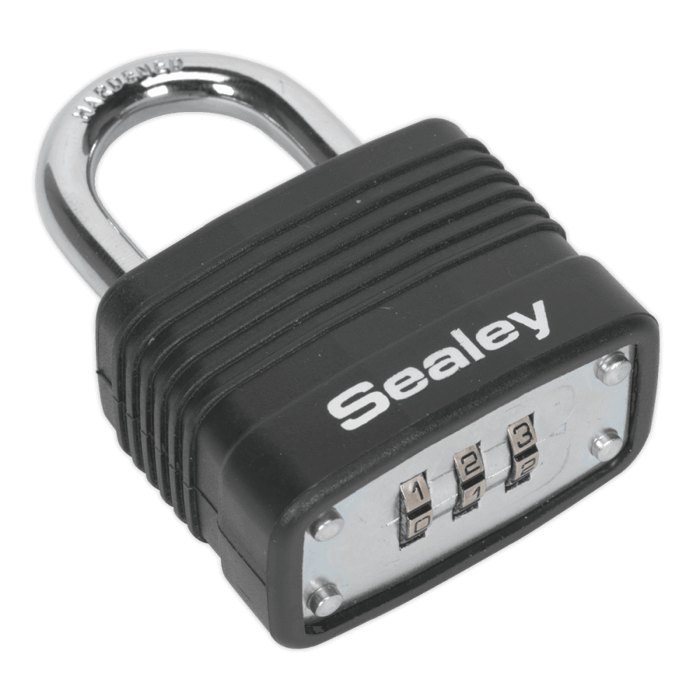 Sealey Steel Body Combination Padlock 40mm Model No-PL301C