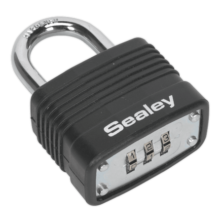 Sealey Steel Body Combination Padlock 40mm Model No-PL301C