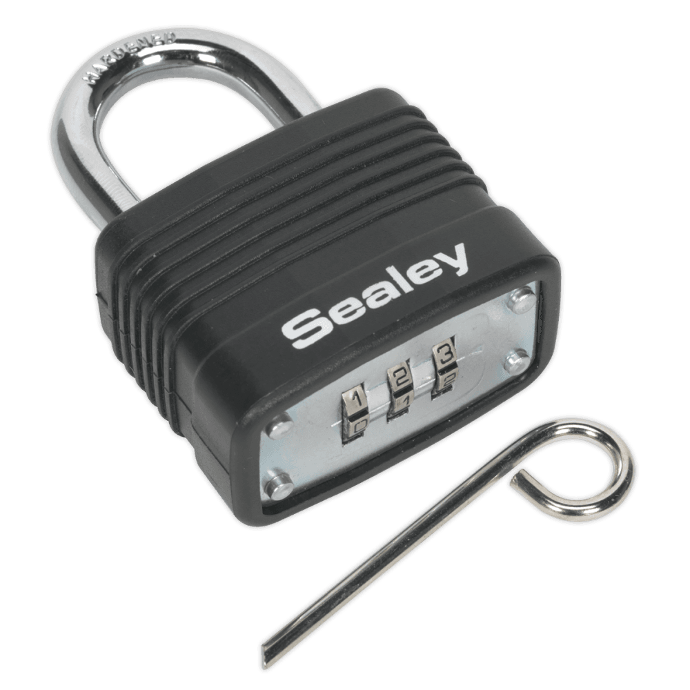 Sealey Steel Body Combination Padlock 40mm Model No-PL301C