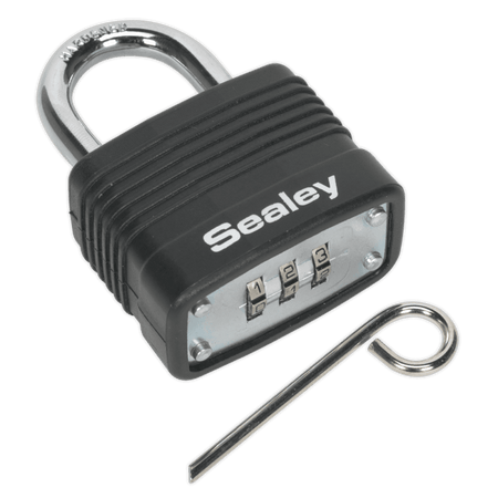 Sealey Steel Body Combination Padlock 40mm Model No-PL301C