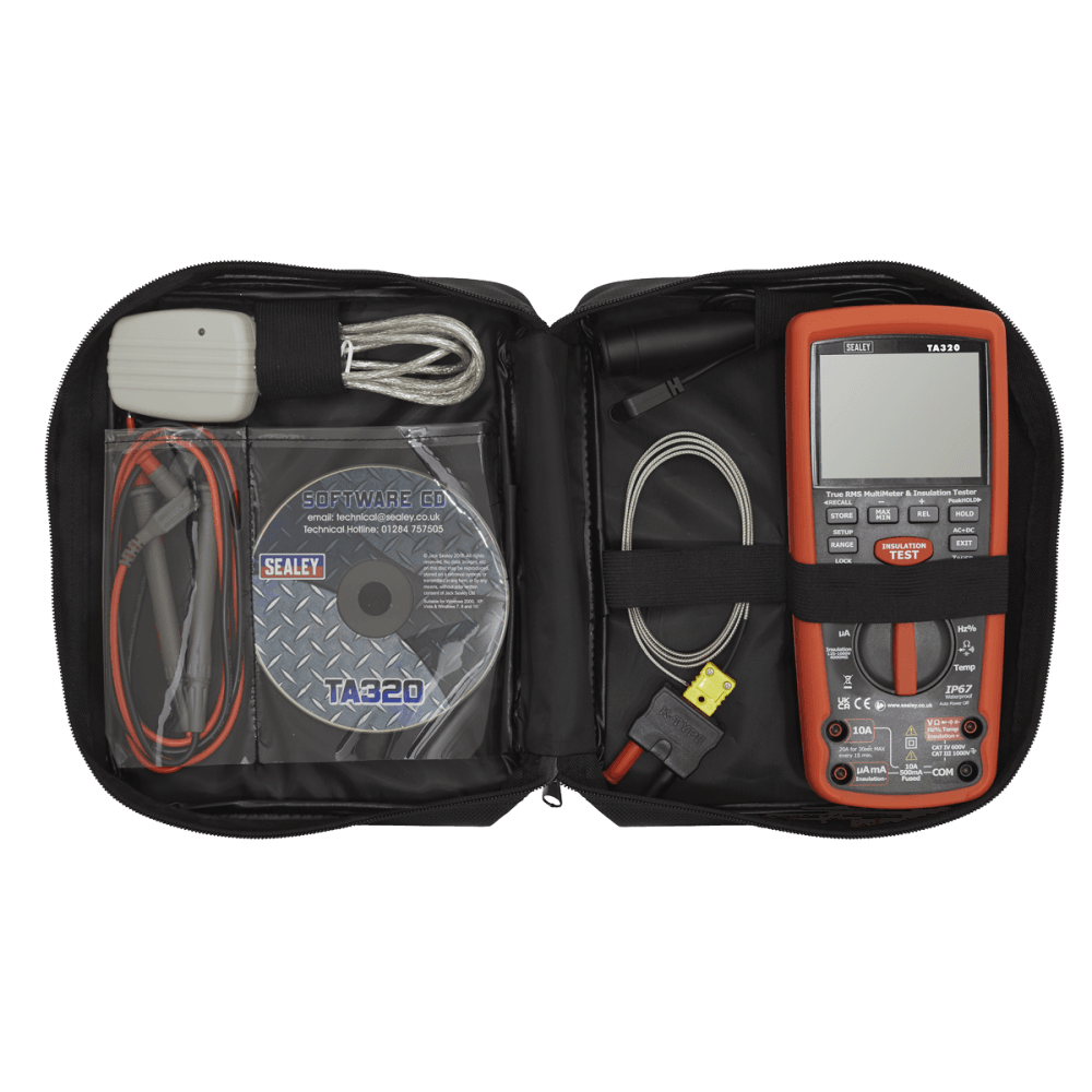 Sealey Digital Automotive Analyser/Insulation Tester - Hybrid Vehicles Model No-TA320