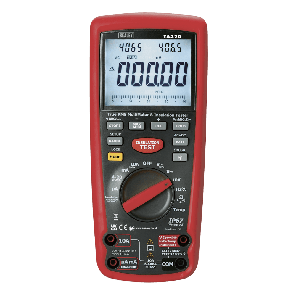 Sealey Digital Automotive Analyser/Insulation Tester - Hybrid Vehicles Model No-TA320