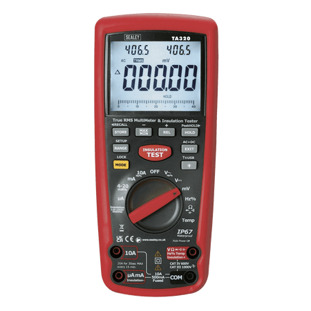 Sealey Digital Automotive Analyser/Insulation Tester - Hybrid Vehicles Model No-TA320