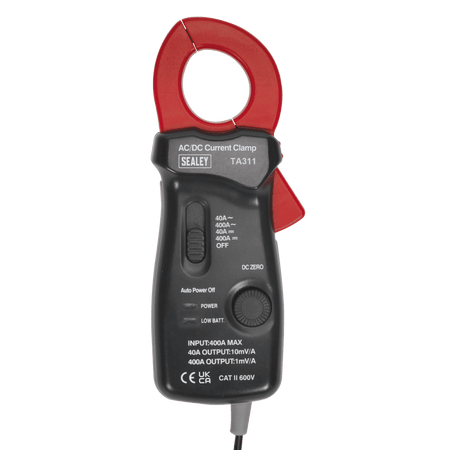 Sealey 40A/400A AC/DC Current Clamp - 28mm Model No-TA311