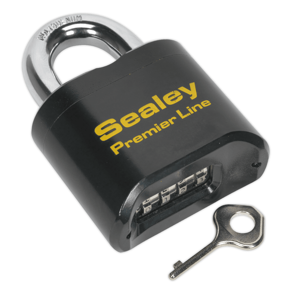 Sealey Steel Body Combination Padlock 62mm Model No-PL603