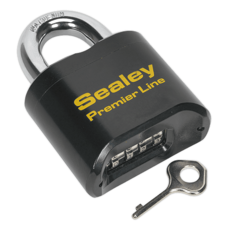 Sealey Steel Body Combination Padlock 62mm Model No-PL603