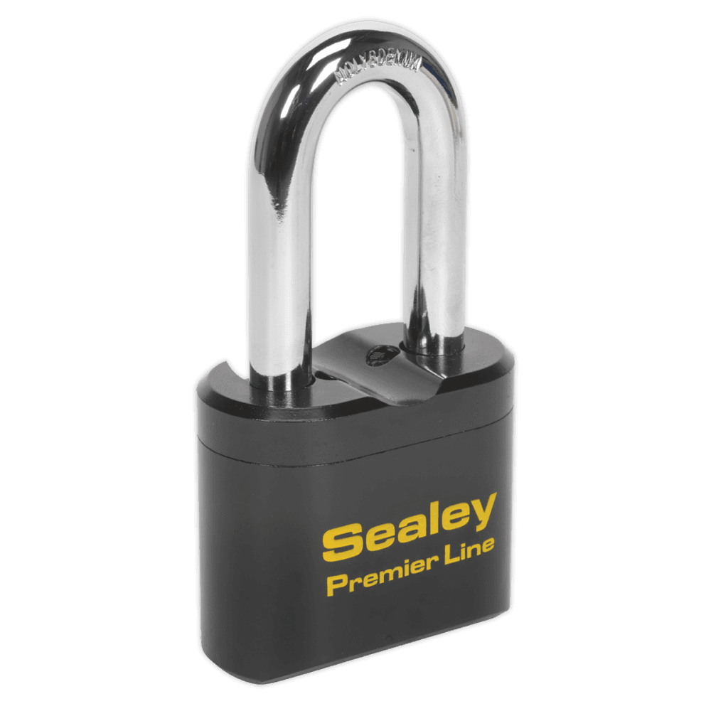 Sealey Steel Body Combination Padlock Long Shackle 62mm Model No-PL603L