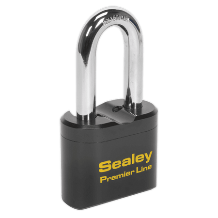 Sealey Steel Body Combination Padlock Long Shackle 62mm Model No-PL603L