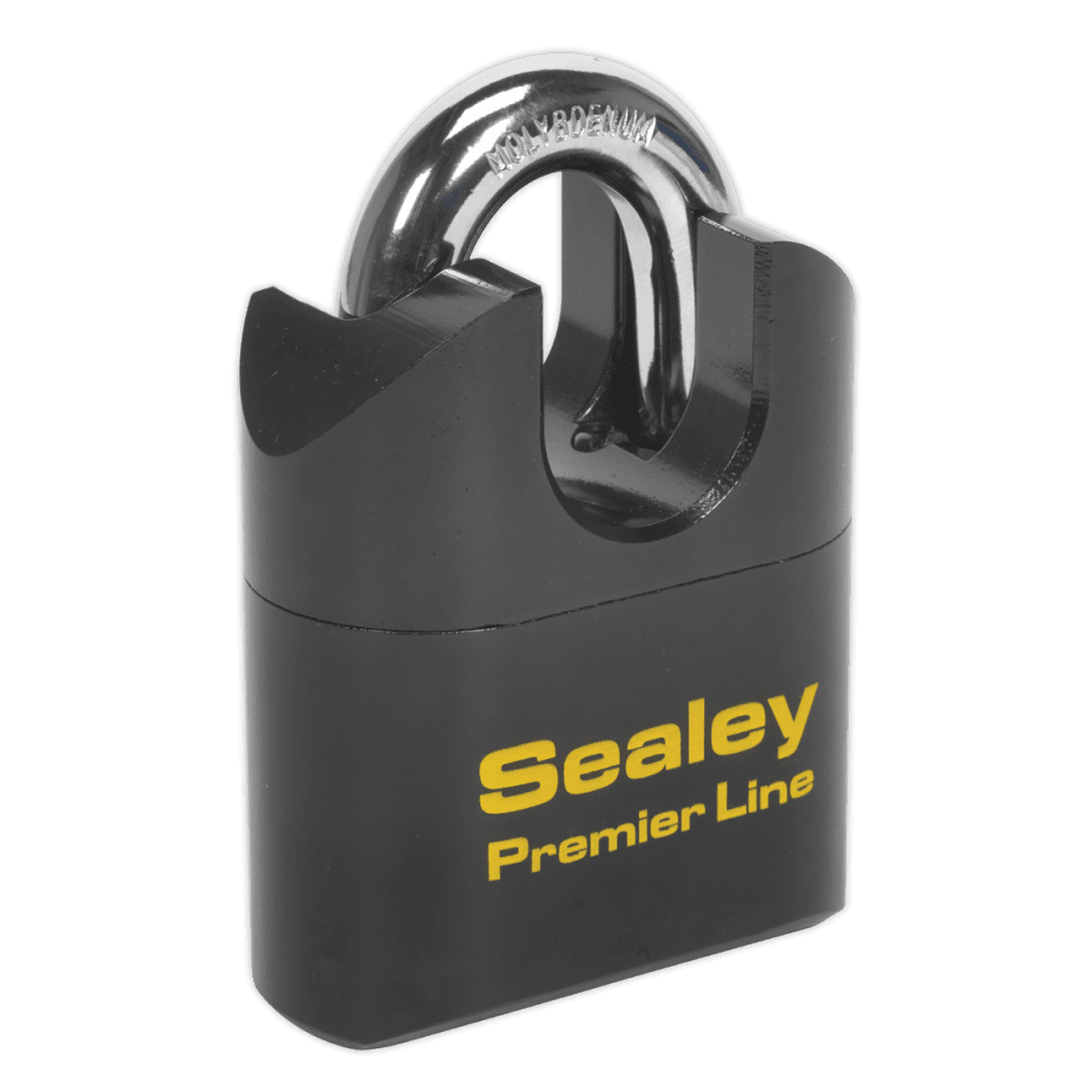 Sealey Steel Body Combination Padlock Shrouded Shackle 62mm Model No-PL603S
