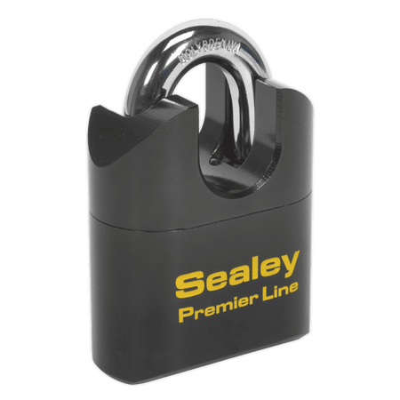 Sealey Steel Body Combination Padlock Shrouded Shackle 62mm Model No-PL603S
