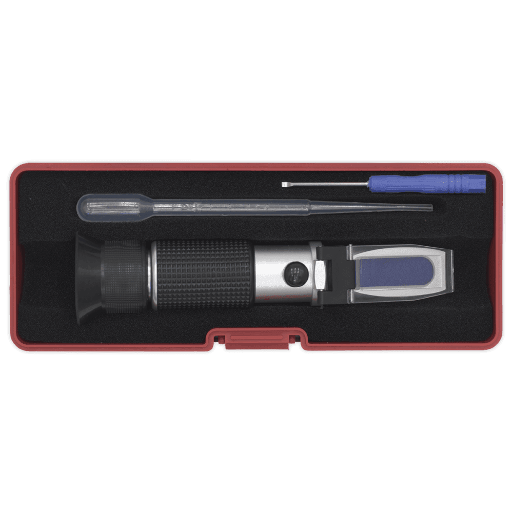 Sealey Refractometer Antifreeze/Battery Fluid/Screenwash/AdBlue Model No-VS0052