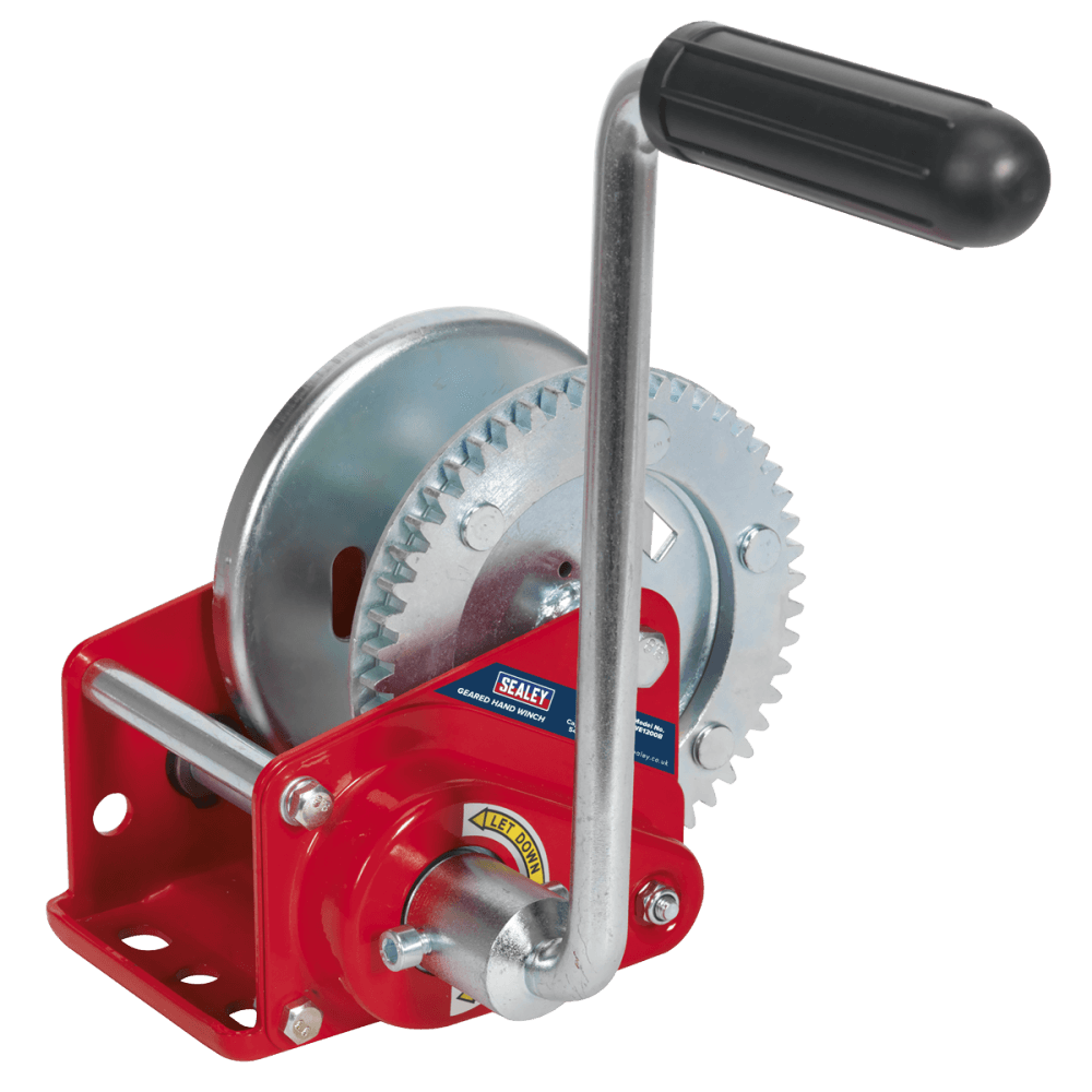 Sealey Geared Hand Winch with Brake 540kg Capacity Model No-GWE1200B