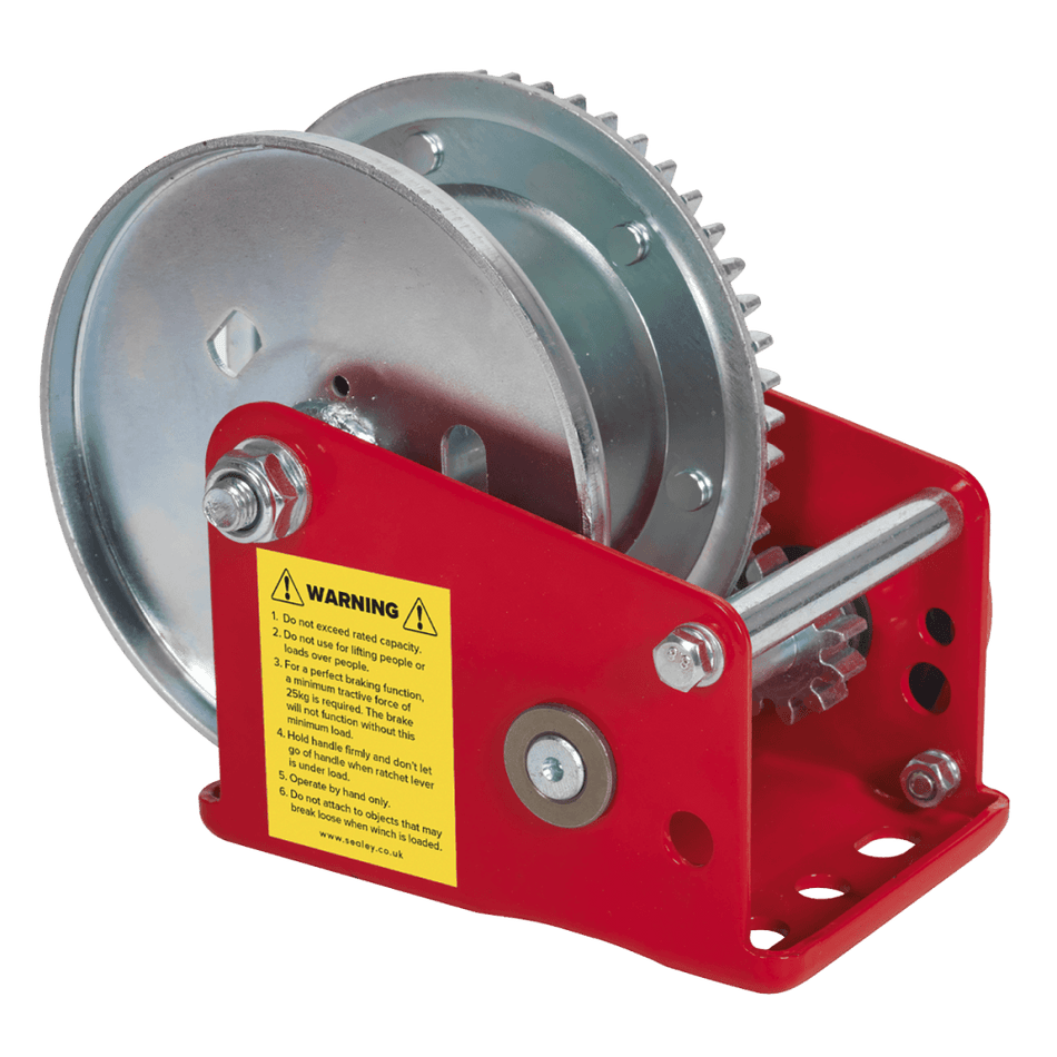 Sealey Geared Hand Winch with Brake 540kg Capacity Model No-GWE1200B