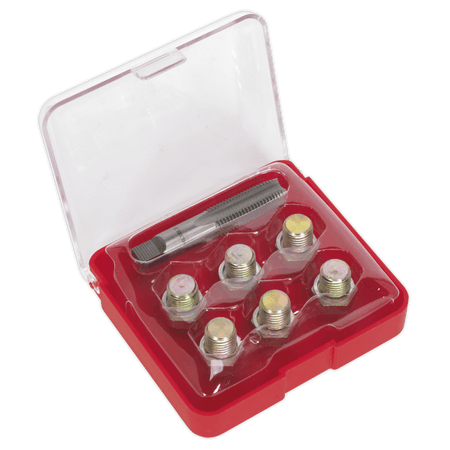 Sealey Oil Drain Plug Thread Repair Set - M13 Model No-VS613