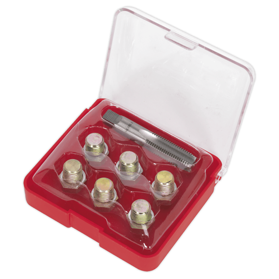 Sealey Oil Drain Plug Thread Repair Set - M13 Model No-VS613