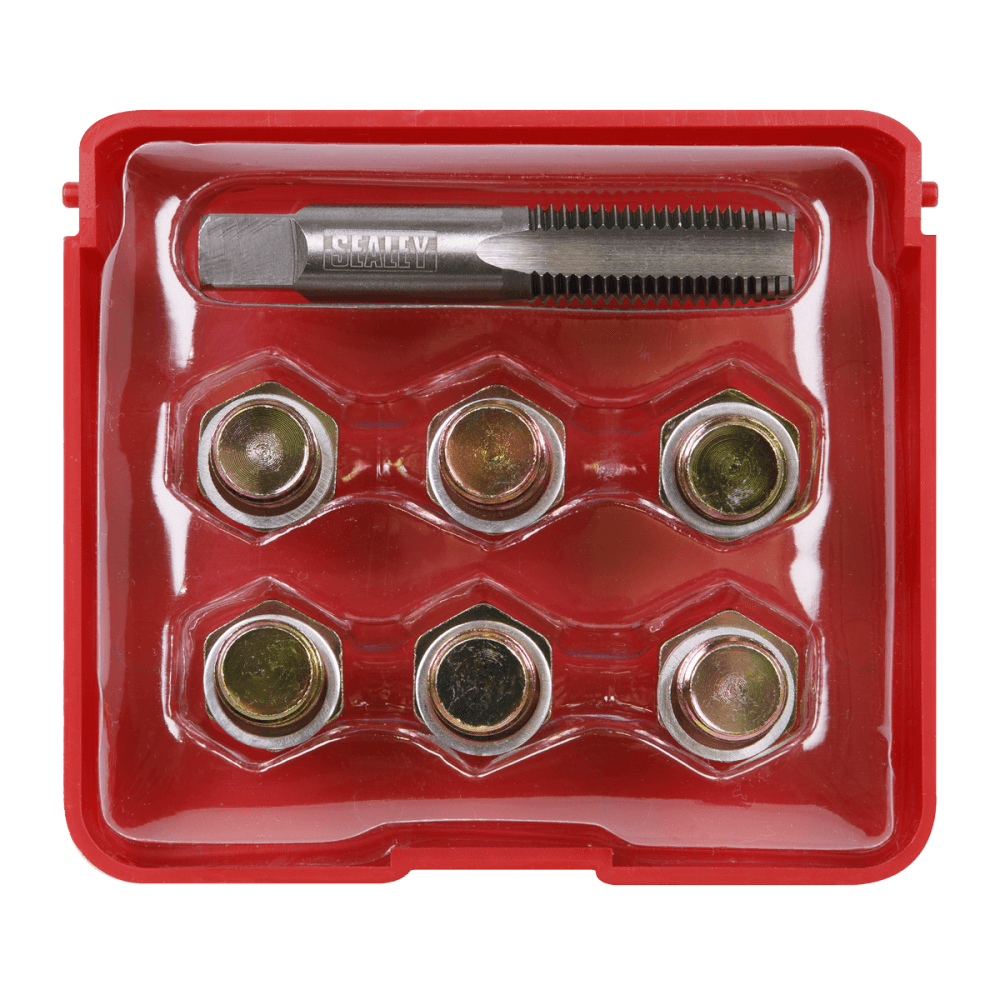 Sealey Oil Drain Plug Thread Repair Set - M13 Model No-VS613