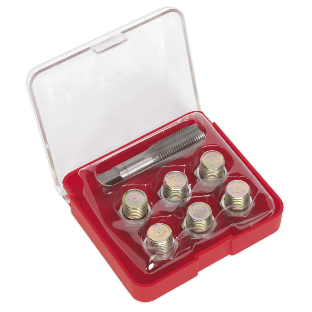 Sealey Oil Drain Plug Thread Repair Set - M15 Model No-VS615