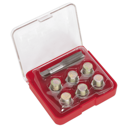 Sealey Oil Drain Plug Thread Repair Set - M15 Model No-VS615
