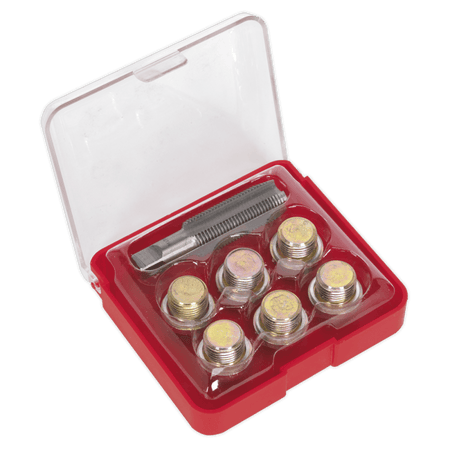 Sealey Oil Drain Plug Thread Repair Set - M17 Model No-VS617