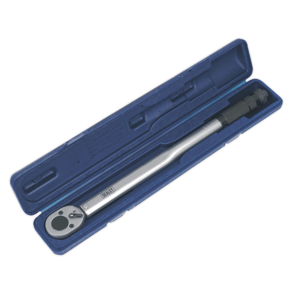 Sealey Micrometer Torque Wrench 1/2"Sq Drive Calibrated Model No-AK624