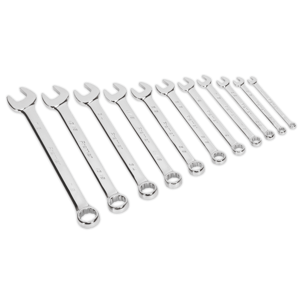 Sealey Combination Spanner Set 11pc Imperial Model No-AK630AF