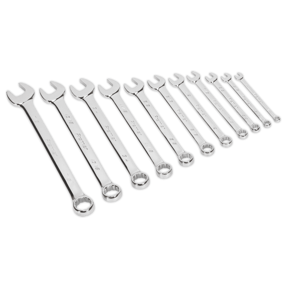 Sealey Combination Spanner Set 11pc Imperial Model No-AK630AF