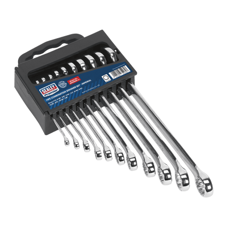 Sealey Combination Spanner Set 11pc Imperial Model No-AK630AF
