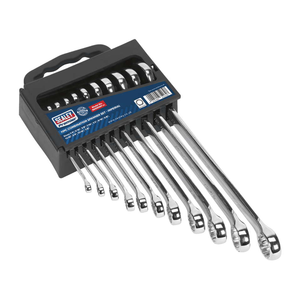 Sealey Combination Spanner Set 11pc Imperial Model No-AK630AF