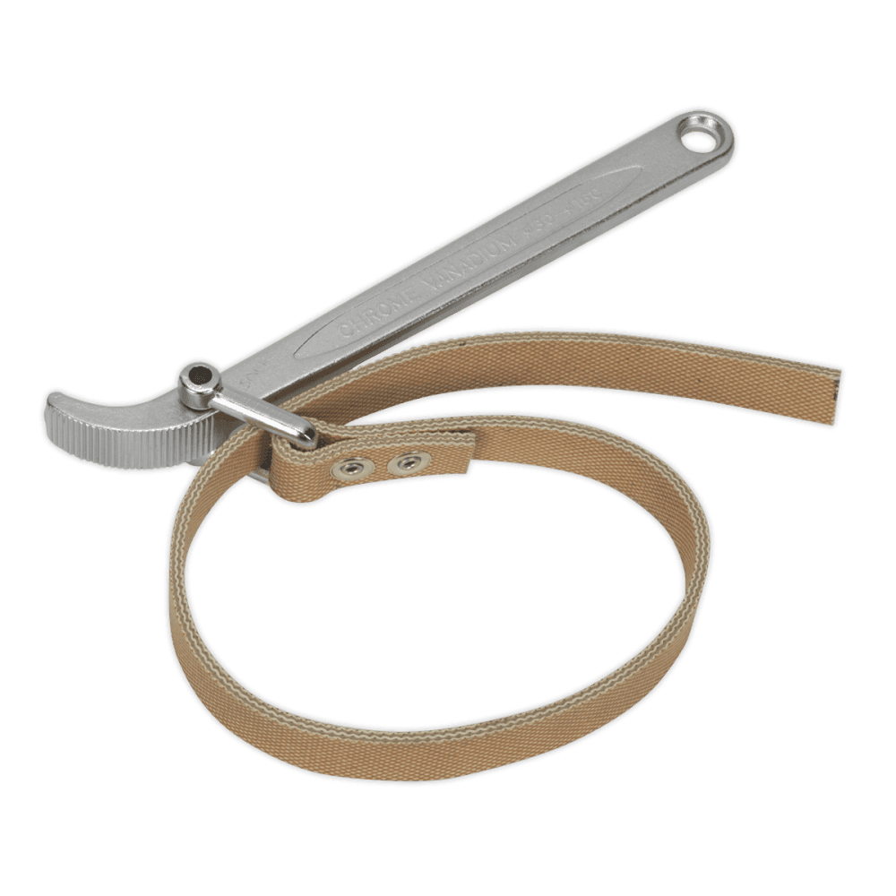 Sealey Oil Filter Strap Wrench 60-140mm Capacity Model No-AK6404