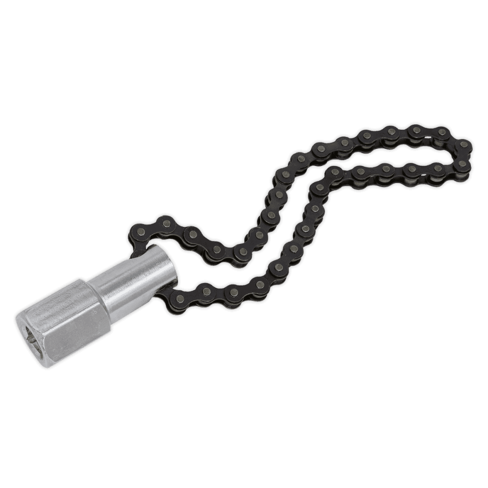 Sealey Oil Filter Chain Wrench 135mm Capacity 1/2"Sq Drive Model No-AK641