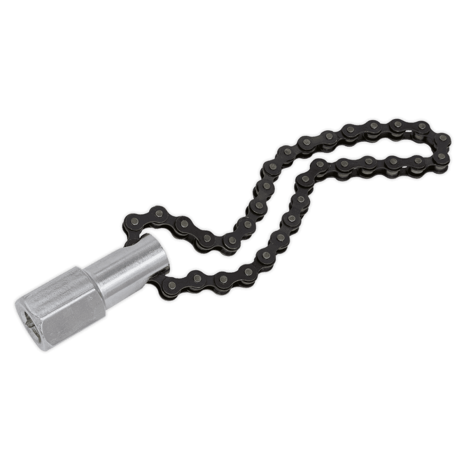 Sealey Oil Filter Chain Wrench 135mm Capacity 1/2"Sq Drive Model No-AK641