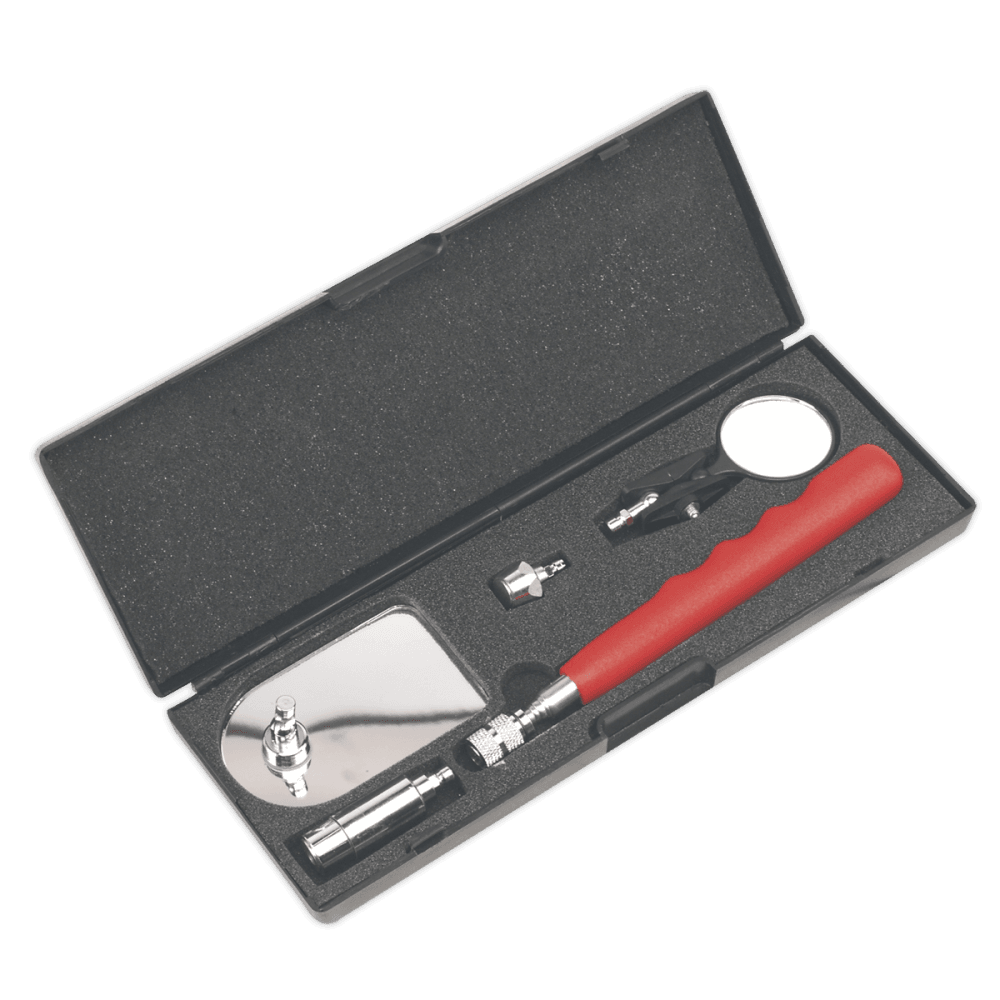 Sealey Telescopic Magnetic Pick-Up & Inspection Tool Kit 5pc Model No-AK6521
