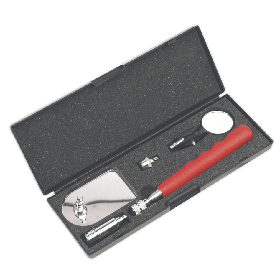 Sealey Telescopic Magnetic Pick-Up & Inspection Tool Kit 5pc Model No-AK6521