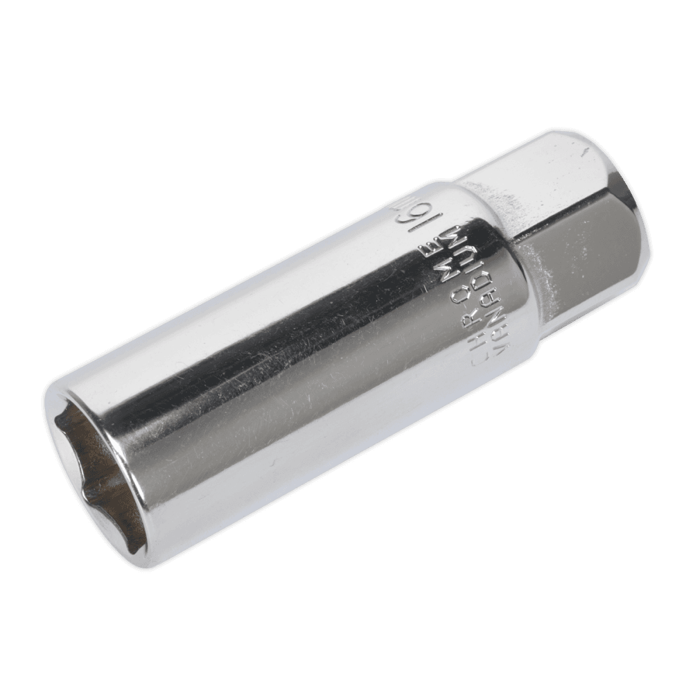 Sealey Spark Plug Socket 16mm 3/8"Sq Drive Magnetic Model No-AK654