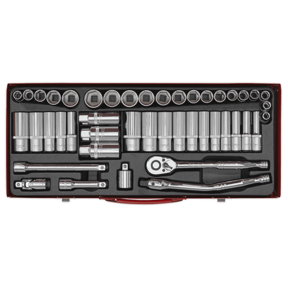 Sealey Socket Set 45pc 3/8"Sq Drive 6pt WallDrive Â¶Ã· - DuoMetric Â¶Ã· Model No-AK692