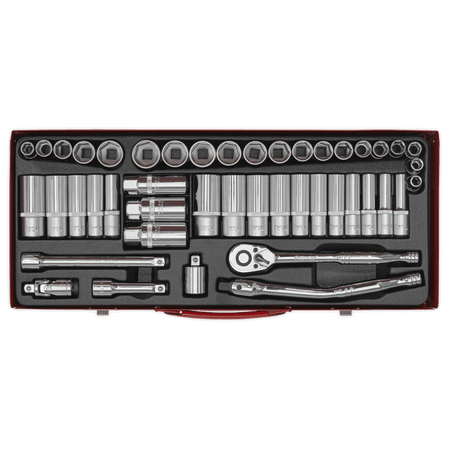 Sealey Socket Set 45pc 3/8"Sq Drive 6pt WallDrive Â¶Ã· - DuoMetric Â¶Ã· Model No-AK692