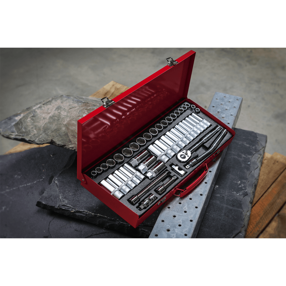 Sealey Socket Set 45pc 3/8"Sq Drive 6pt WallDrive Â¶Ã· - DuoMetric Â¶Ã· Model No-AK692