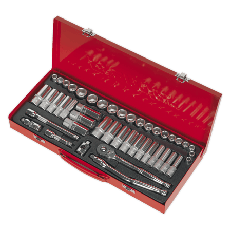 Sealey Socket Set 45pc 3/8"Sq Drive 6pt WallDrive Â¶Ã· - DuoMetric Â¶Ã· Model No-AK692